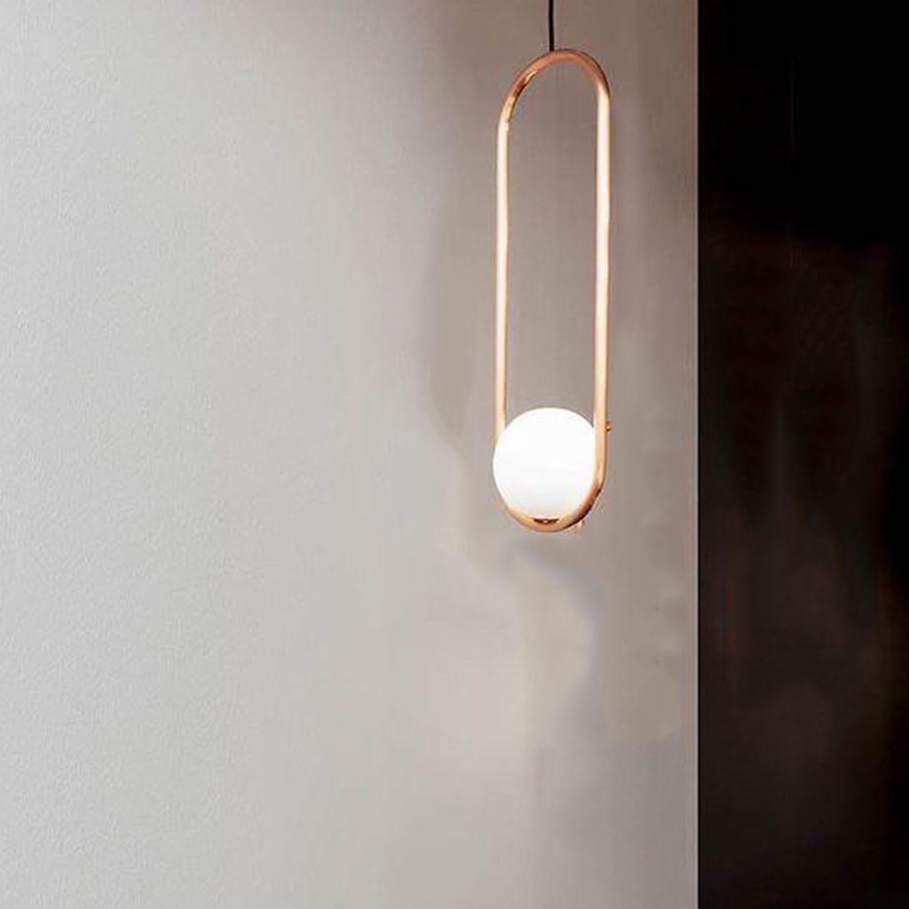 معلقه بيضاوى فردى كبير - ذهبي لامع (code:407)