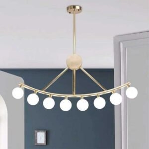 نجفه قوس 8 كلوب - ذهبي لامع - (code:183)