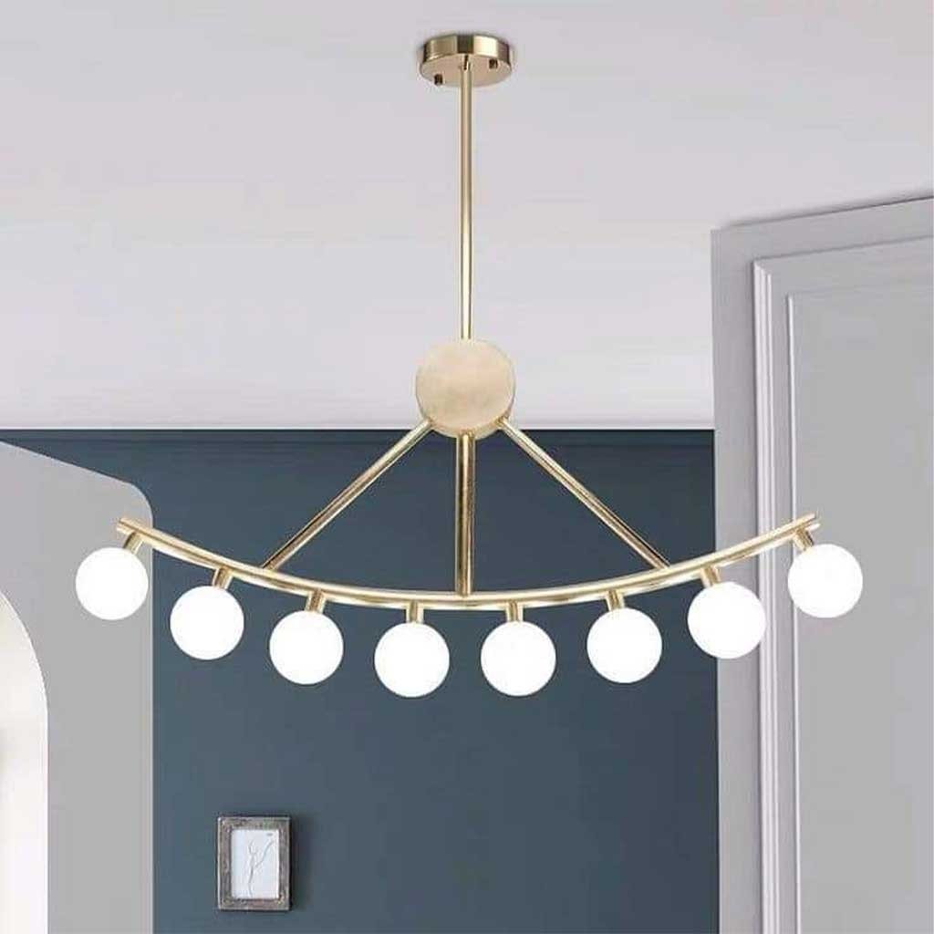 نجفه قوس 8 كلوب - ذهبي لامع - (code:183)