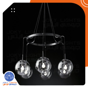 نجفه حلقه 6 دلايه - اسود (code:036)