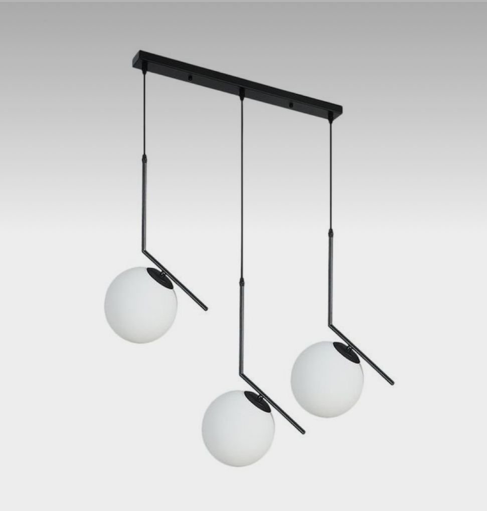 نجفه 3 معلقه زاويه - أسود (code:303)