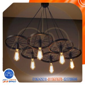 نجفه عجل 6 لمبه - اسود - (code:411)