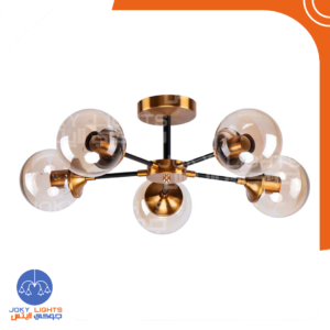 نجفه 5 دراع - أسود * ذهبي لامع - (code:237)