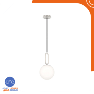 معلقه بيضاوى صغير - فضى لامع- (code:367)