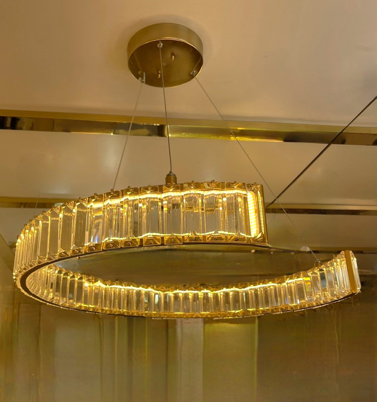 نجفه نصف دائره كريستال (code:647)